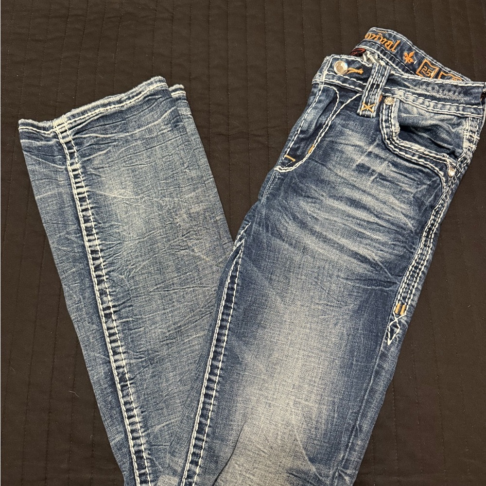Rock Revival Blue Boot Cut Jeans